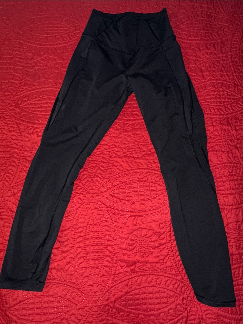 Lululemon Black High-Waist Athletic Leggings size 6